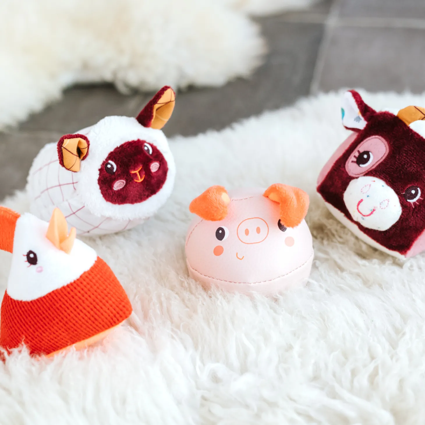 Lilliputiens Ferme Set de 4 formes