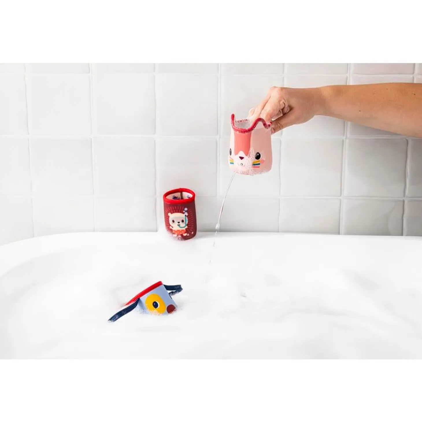 Lilliputiens 3 Gobelets de Bain Jules Multicolore
