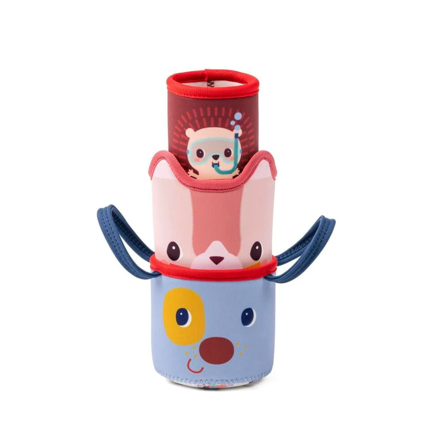 Lilliputiens 3 Gobelets de Bain Jules Multicolore
