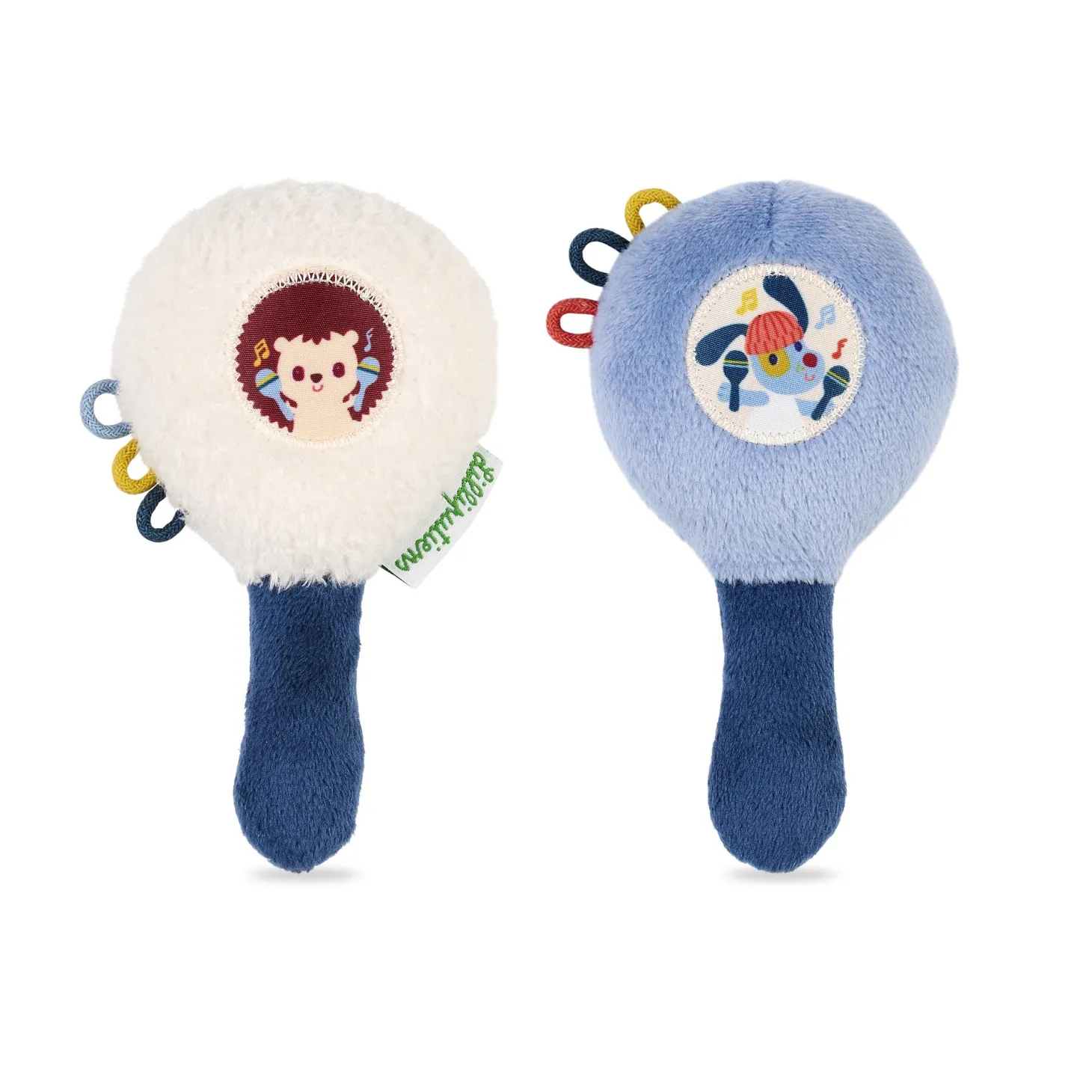 Lilliputiens Hochet Maracas Bleu