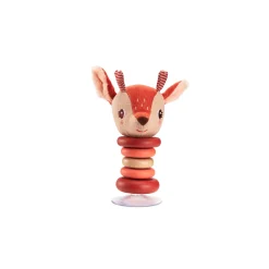 Lilliputiens Hochet swing à ventouse Stella Orange, Marron