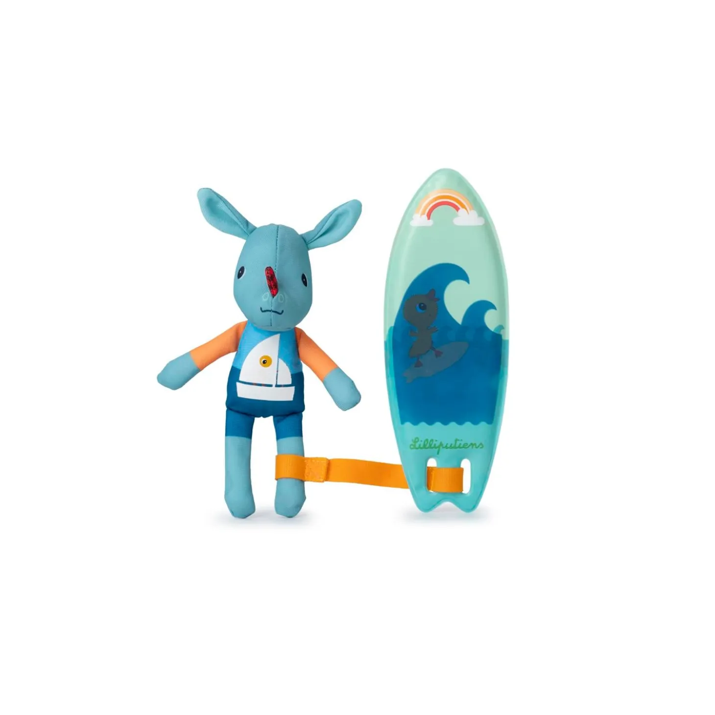 Lilliputiens Jouet de bain surfeur magique Joe Vert