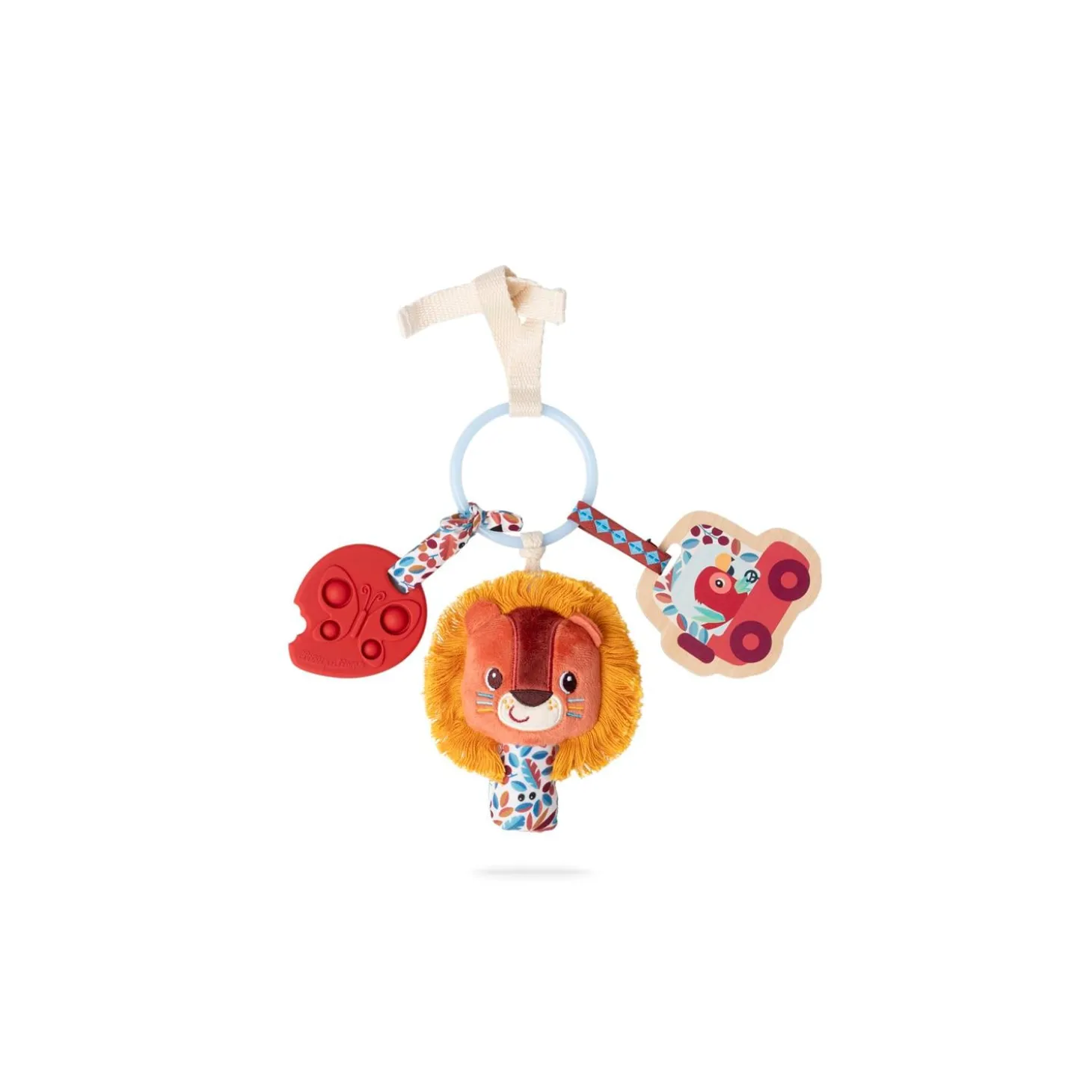Lilliputiens Jouet jack trousseau de clef safari Multicolore
