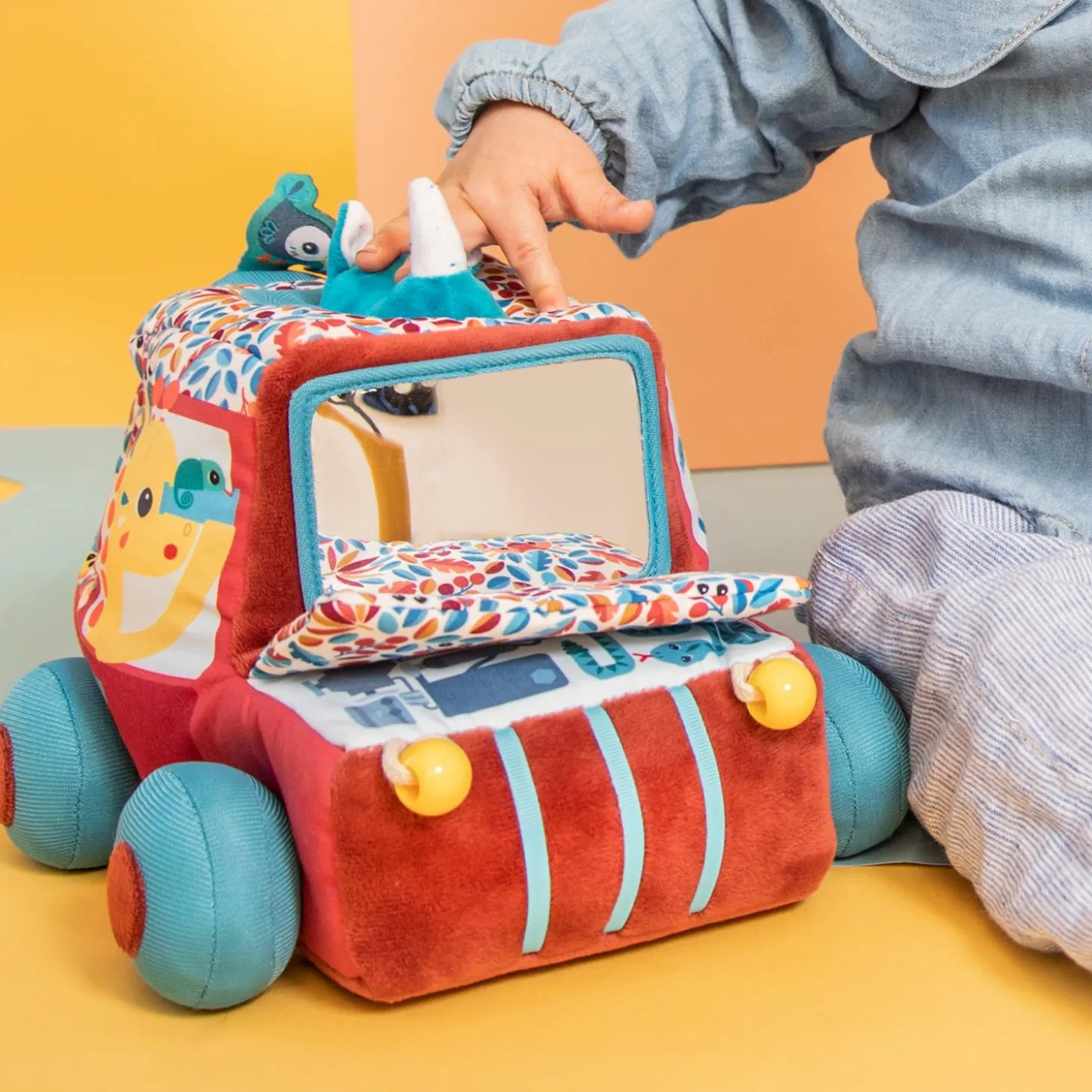 Lilliputiens Jouet jack voiture d'activites safari Multicolore