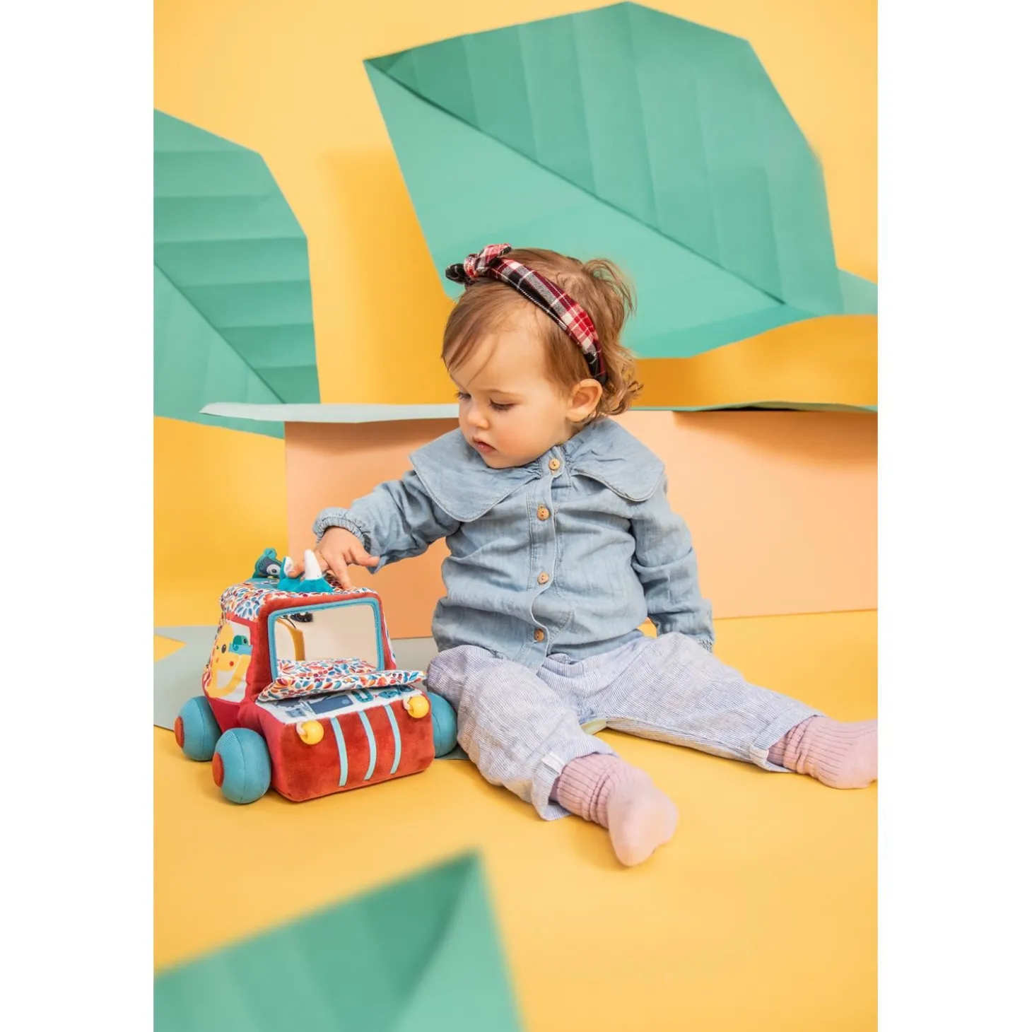 Lilliputiens Jouet jack voiture d'activites safari Multicolore
