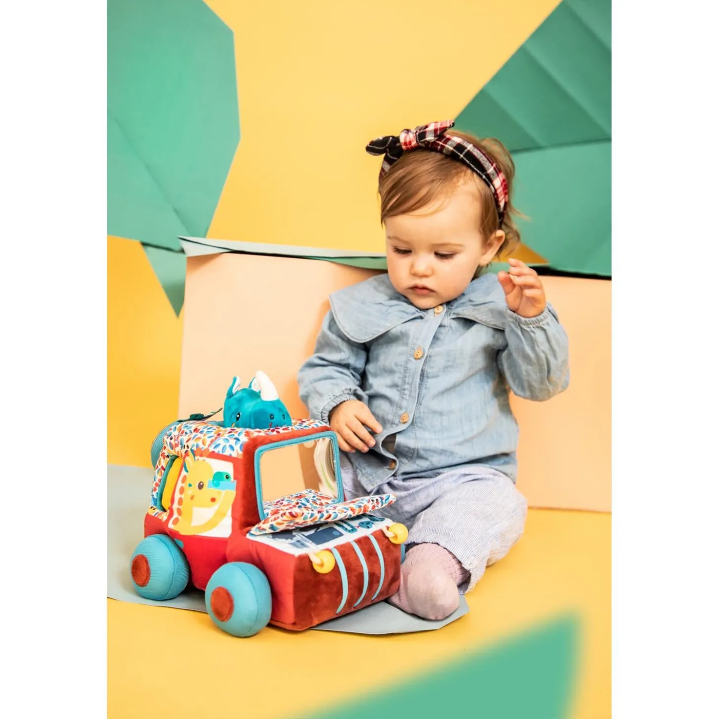 Lilliputiens Jouet jack voiture d'activites safari Multicolore