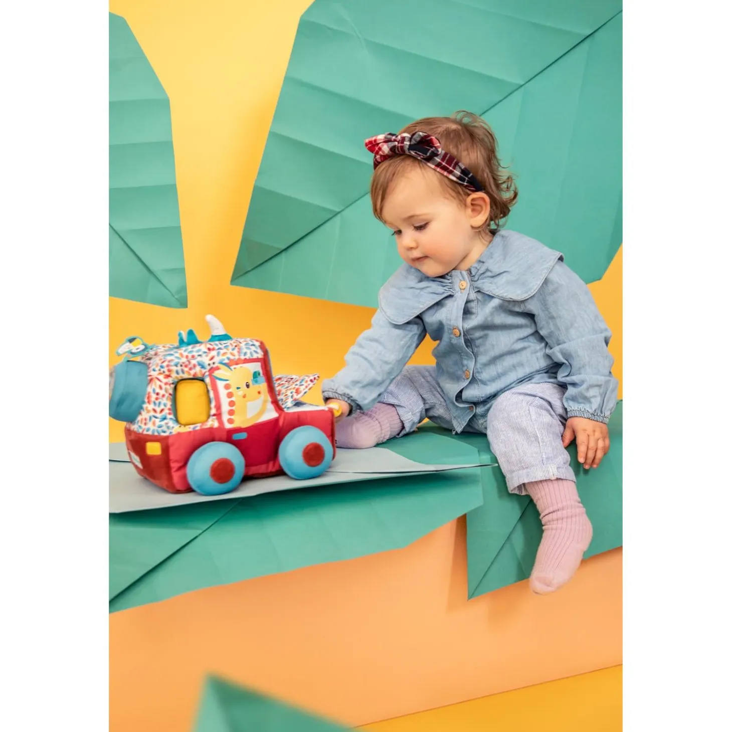 Lilliputiens Jouet jack voiture d'activites safari Multicolore