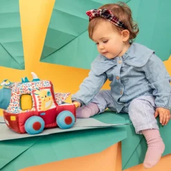 Lilliputiens Jouet jack voiture d'activites safari Multicolore