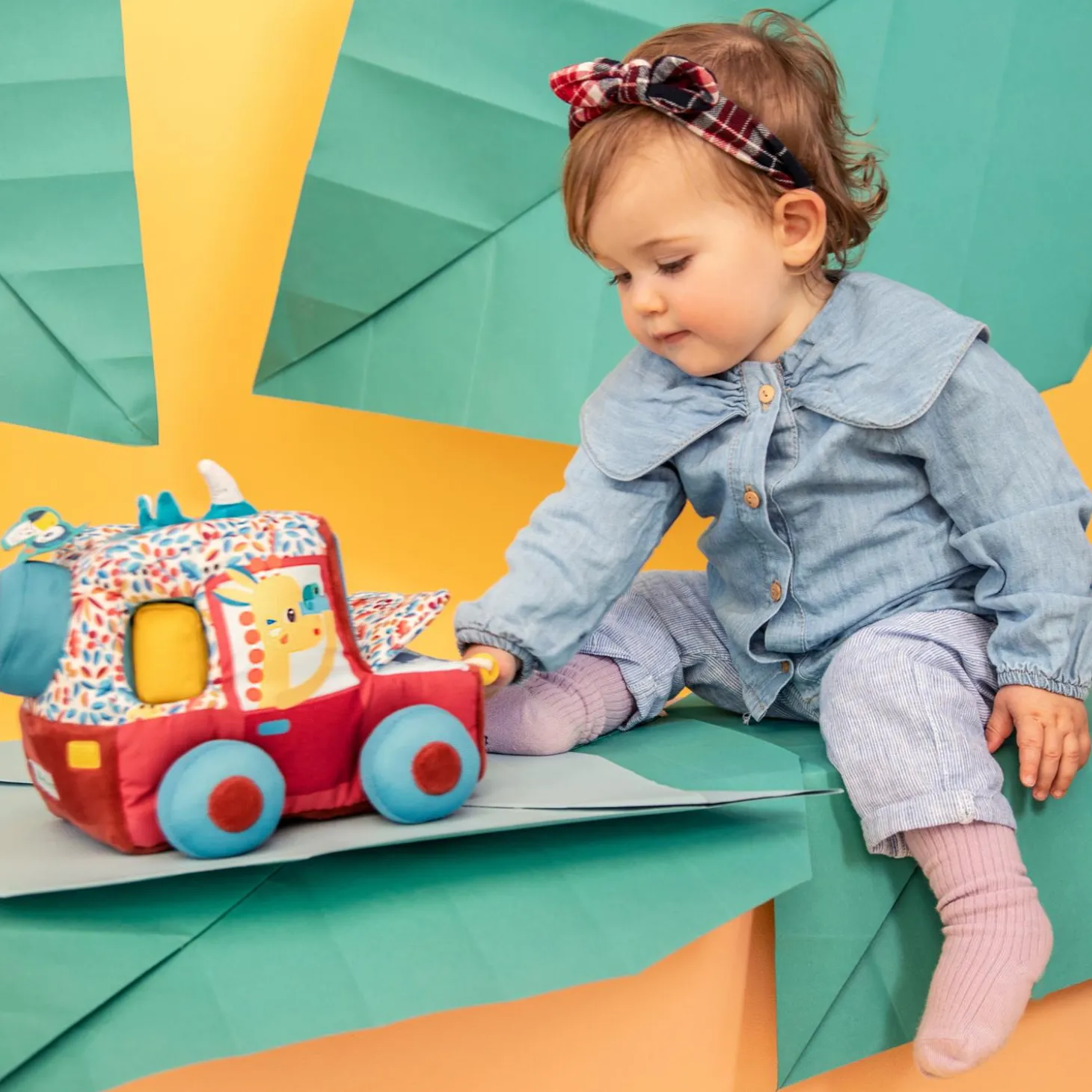 Lilliputiens Jouet jack voiture d'activites safari Multicolore