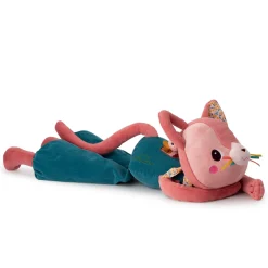 Lilliputiens Jouet jeanne grand chat d'activités Rose/Bleu