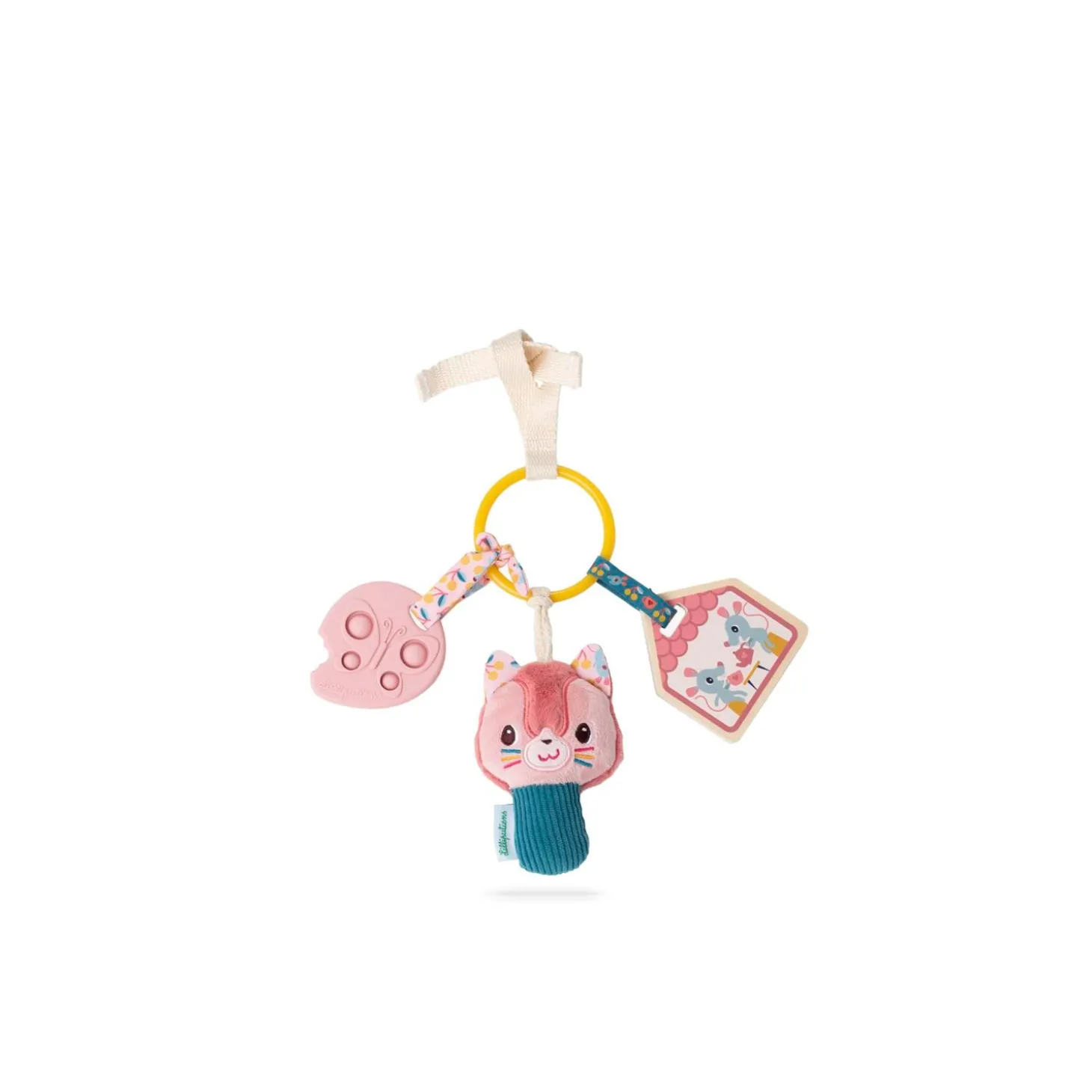 Lilliputiens Jouet jeanne trousseau de clef jardin Multicolore