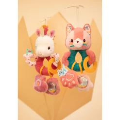 Lilliputiens Jouet lena anneaux multi activites Blanc/Rose/Jaune