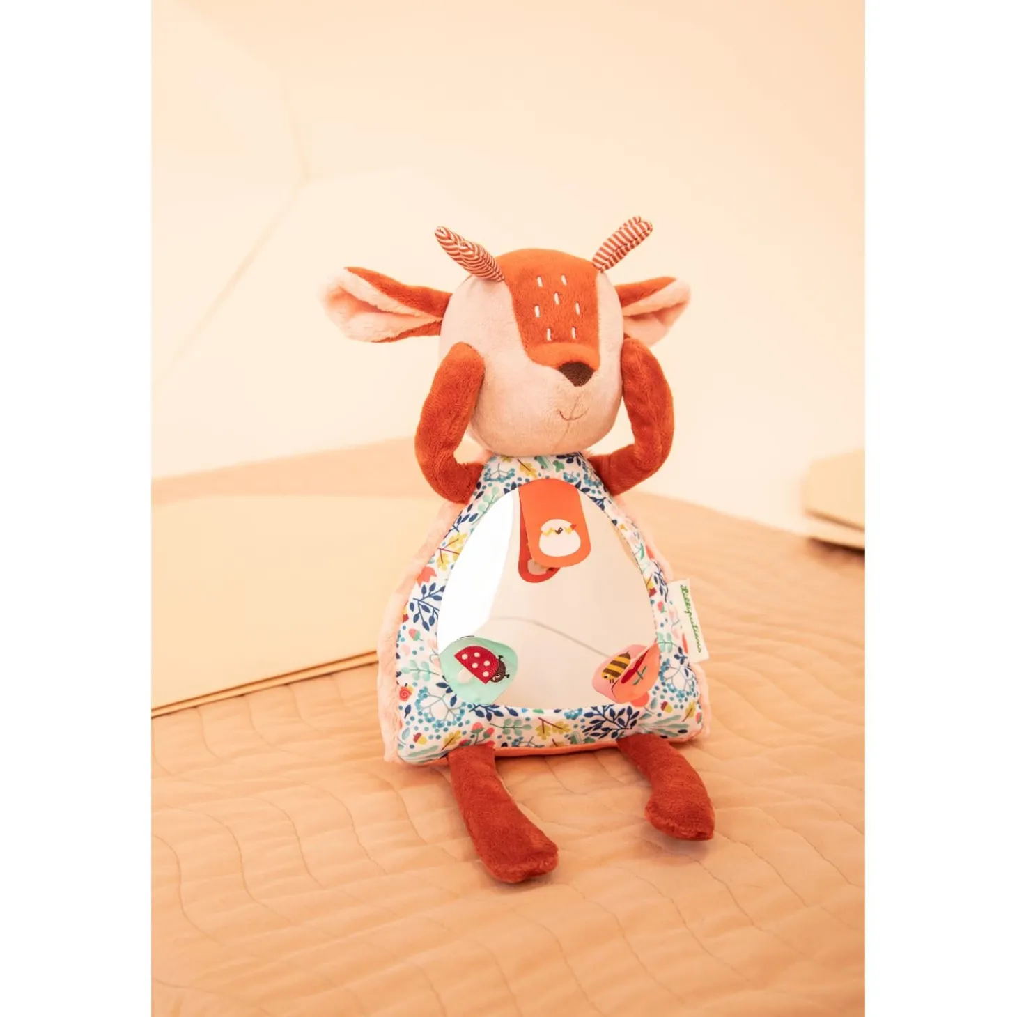 Lilliputiens Jouet stella coucou miroir Brun/Rose
