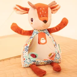 Lilliputiens Jouet stella coucou miroir Brun/Rose