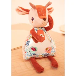 Lilliputiens Jouet stella coucou miroir Brun/Rose