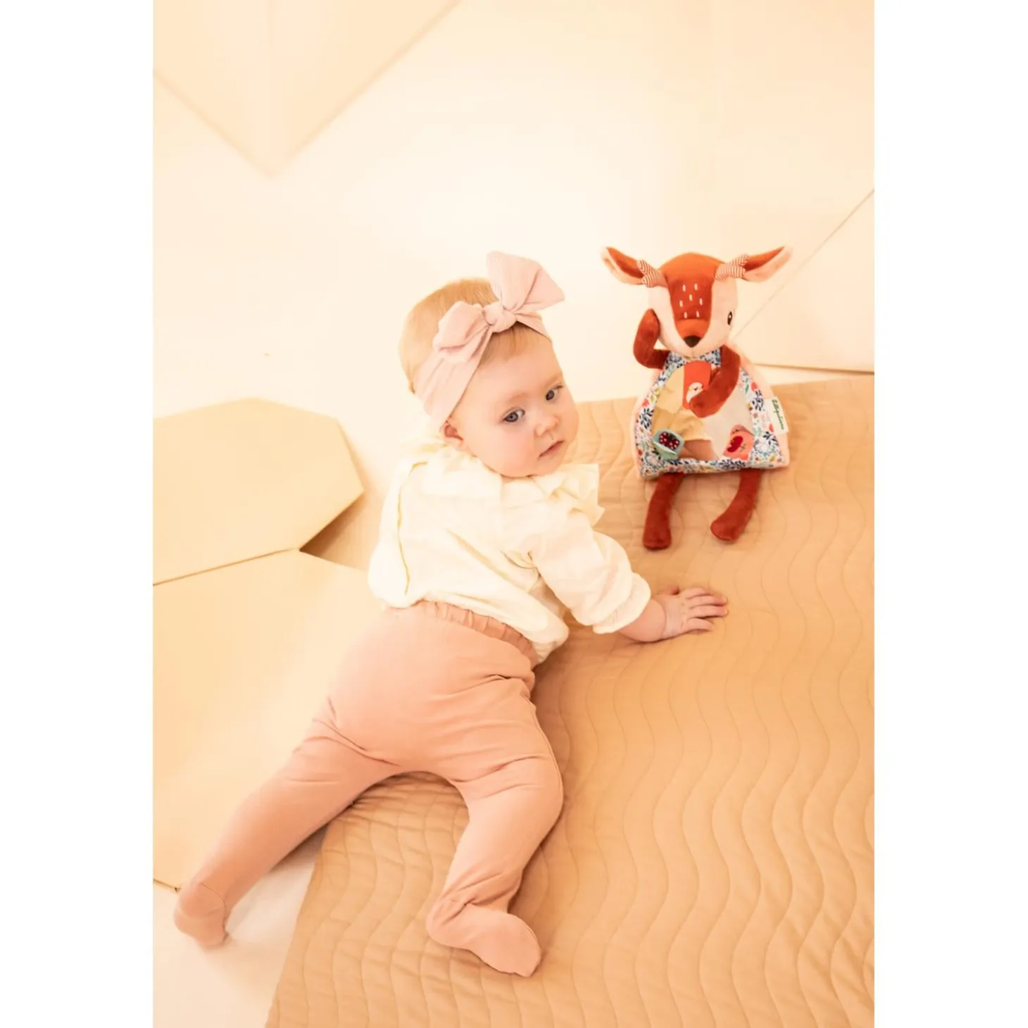 Lilliputiens Jouet stella coucou miroir Brun/Rose