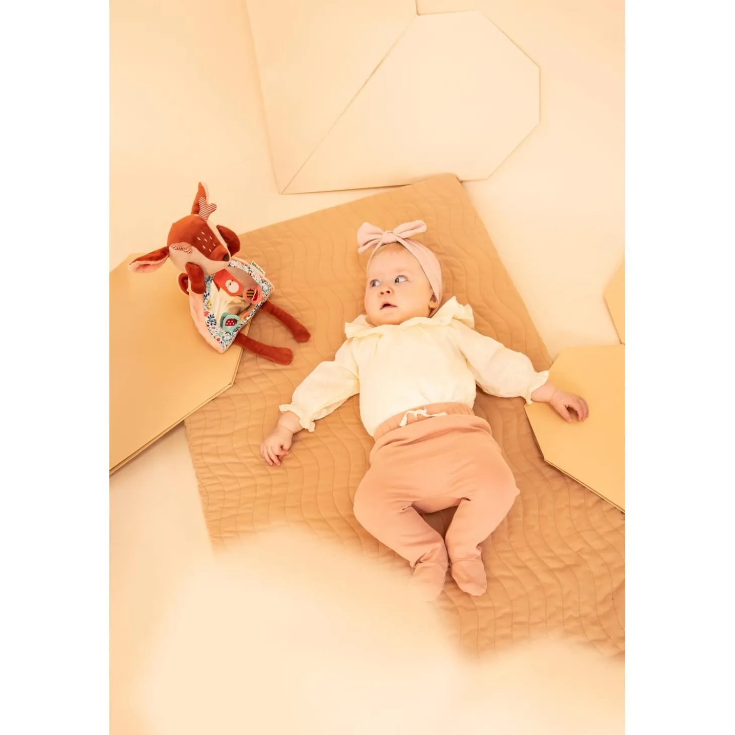 Lilliputiens Jouet stella coucou miroir Brun/Rose
