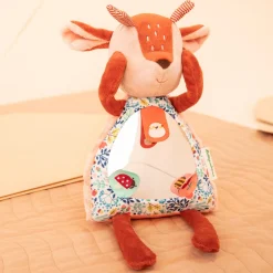 Lilliputiens Jouet stella coucou miroir Brun/Rose