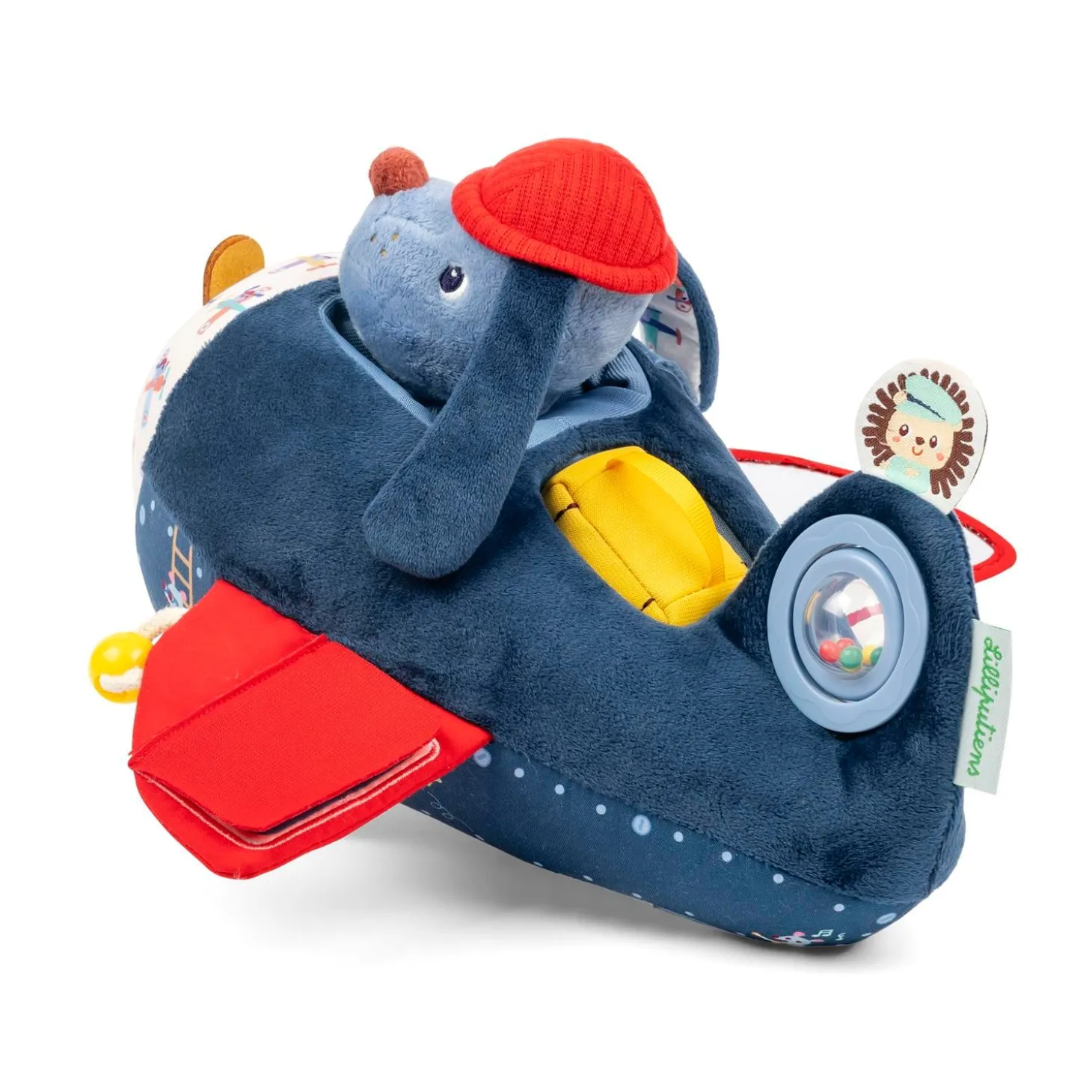 Lilliputiens Jules Avion d'activités Bleu 12 mois
