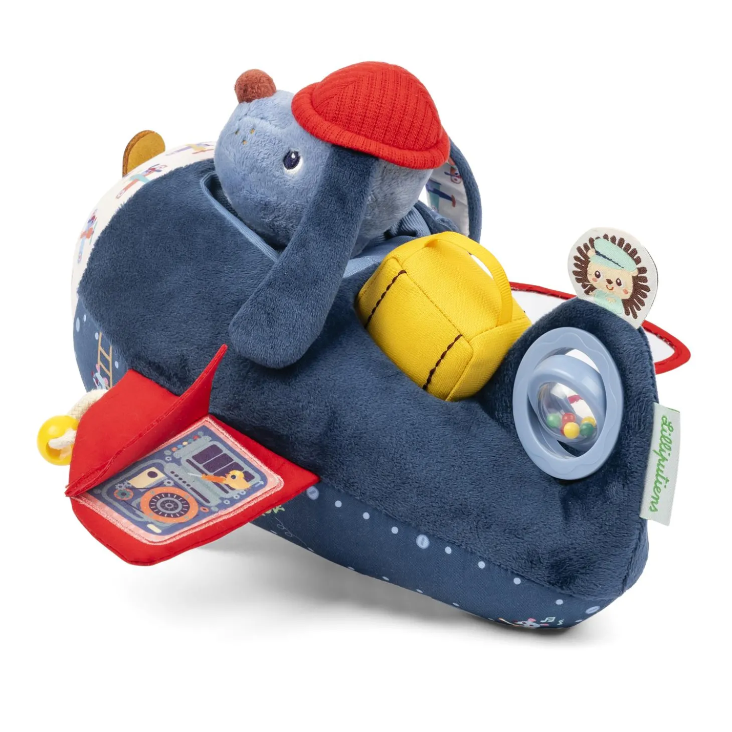 Lilliputiens Jules Avion d'activités Bleu 12 mois
