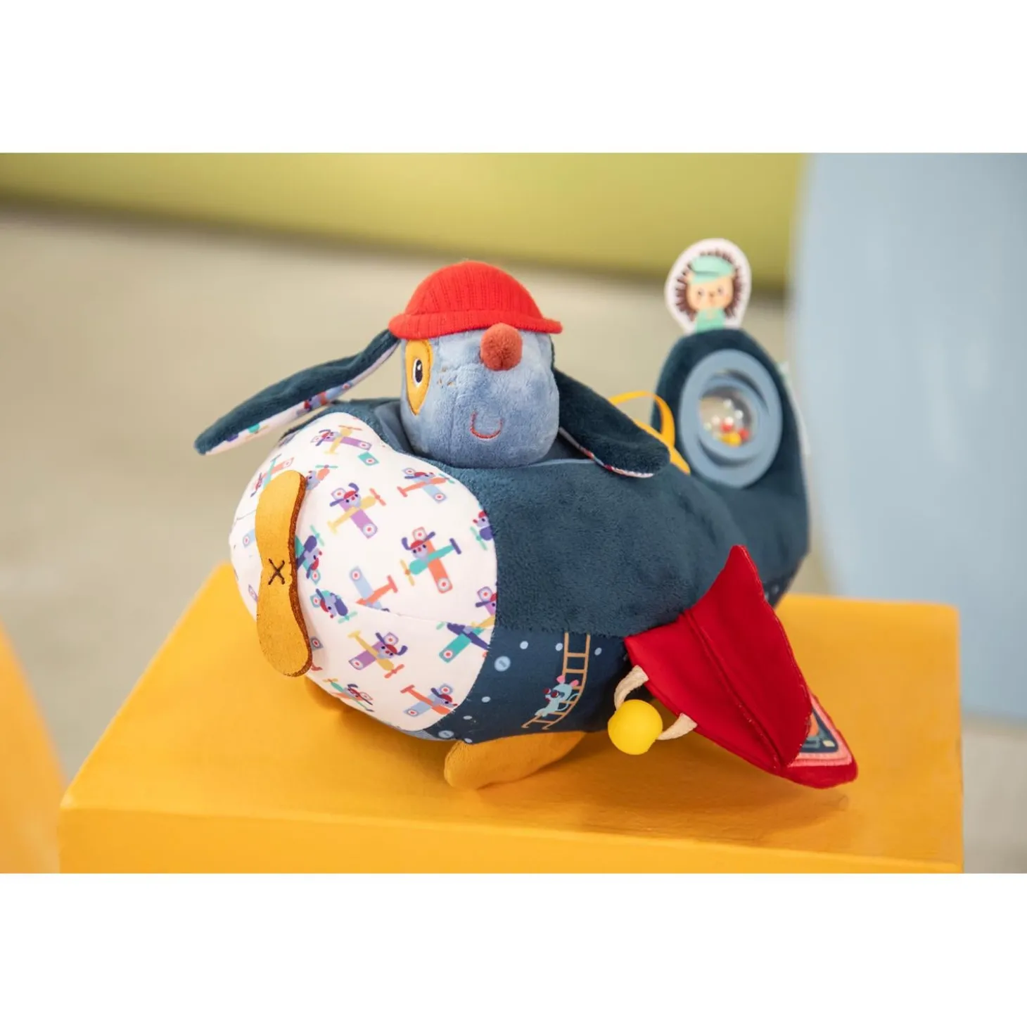 Lilliputiens Jules Avion d'activités Bleu 12 mois