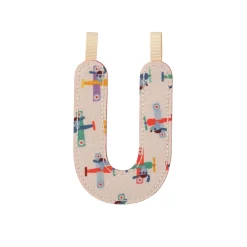 Lilliputiens Lettre U Phosphorescente Rose/ Blanc 01 mois