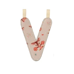 Lilliputiens Lettre V Phosphorescente Rose/ Bleu 01 mois