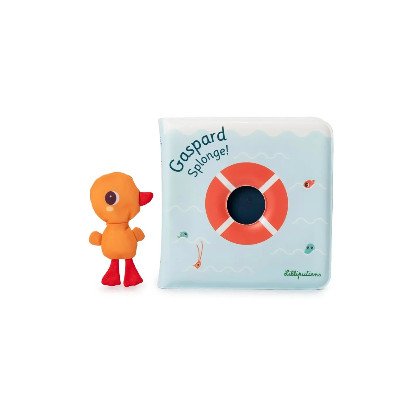 Lilliputiens Livre de bain magique Gaspard