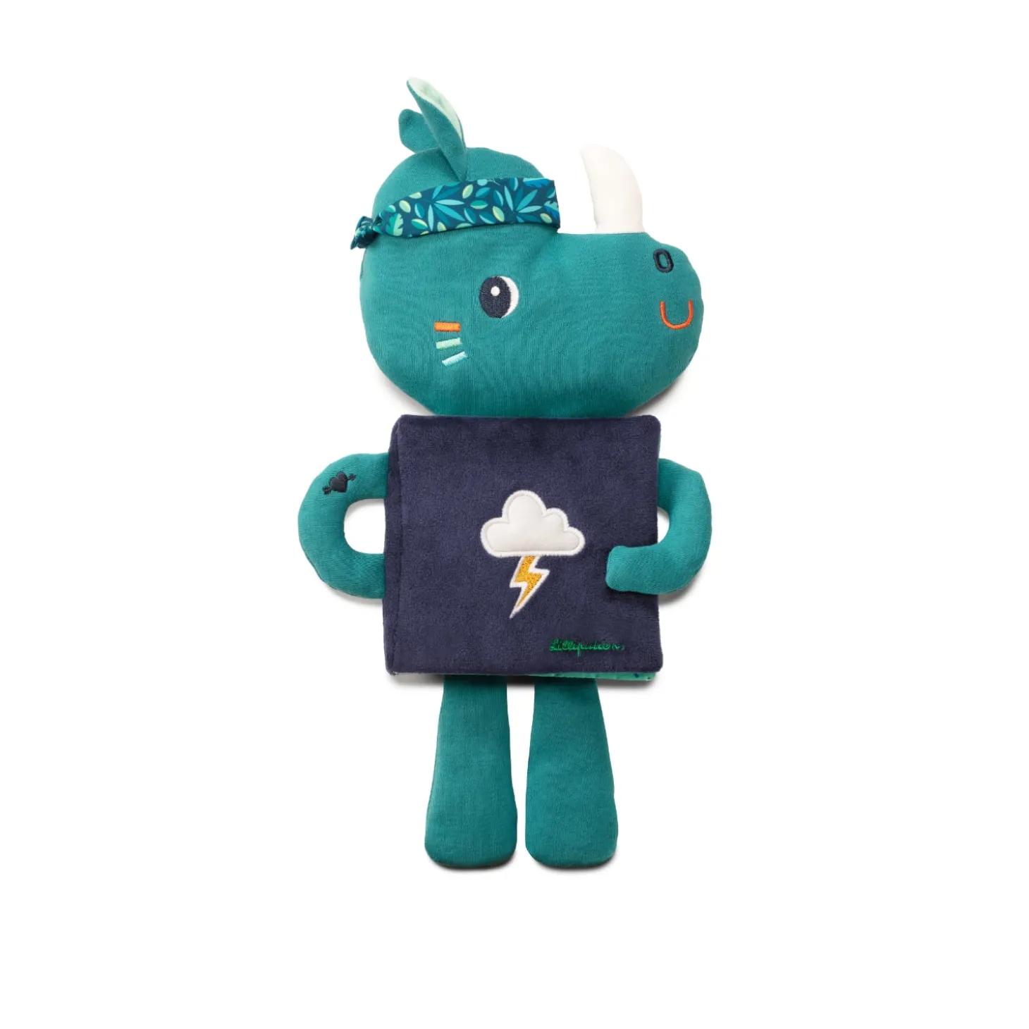 Lilliputiens Livre doudou Marius Bleu