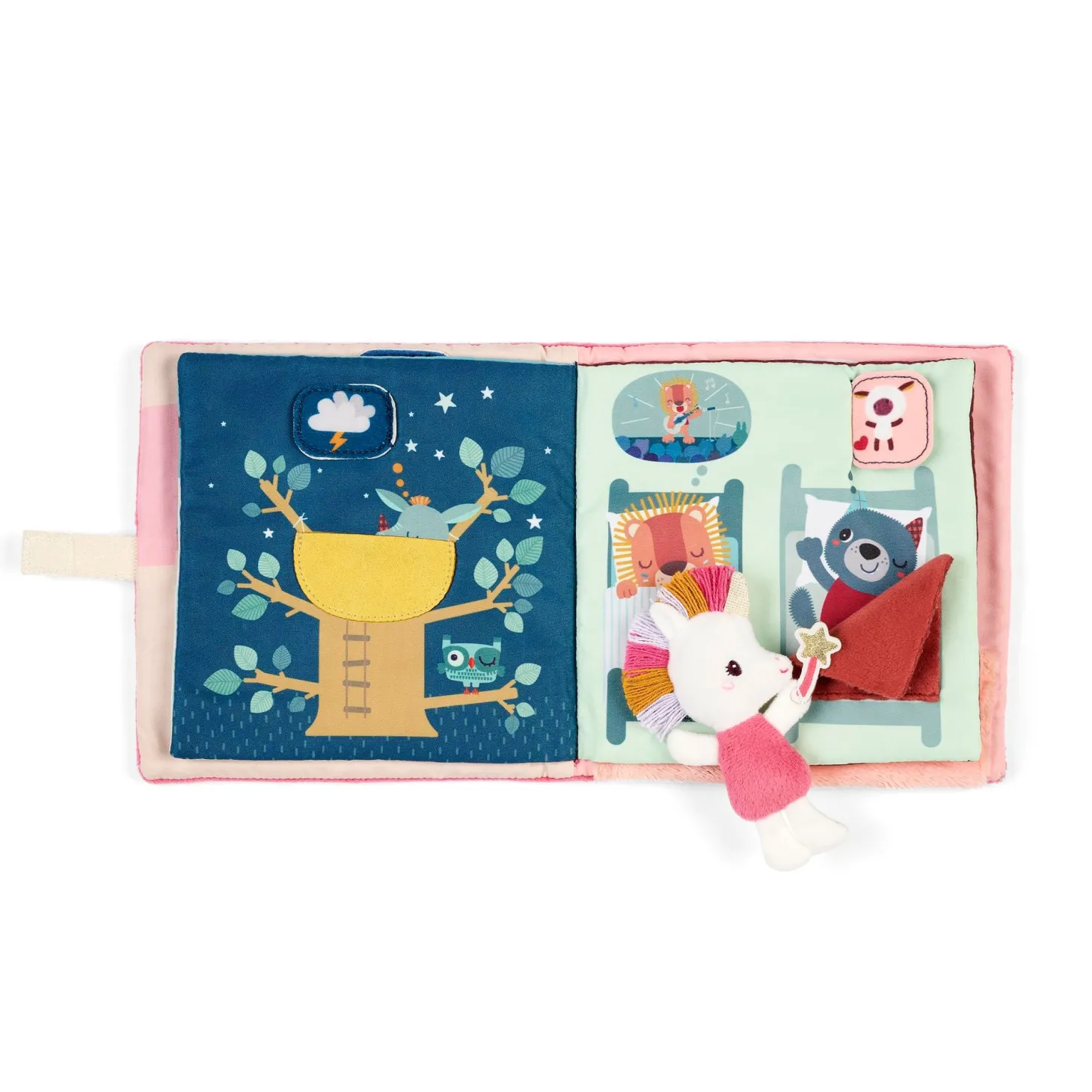 Lilliputiens Livre Lena Chasse Cauchemars Rose