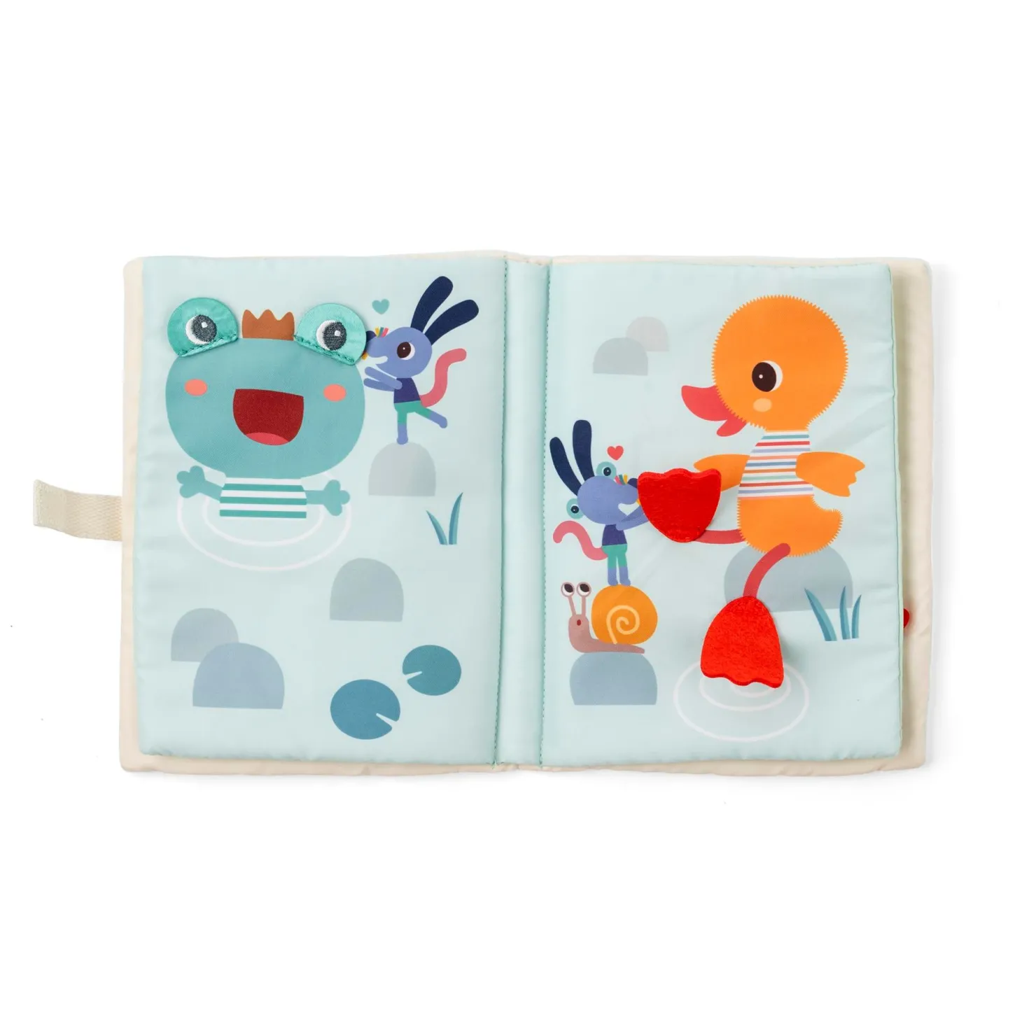 Lilliputiens Livre Textures Nina Multicolore