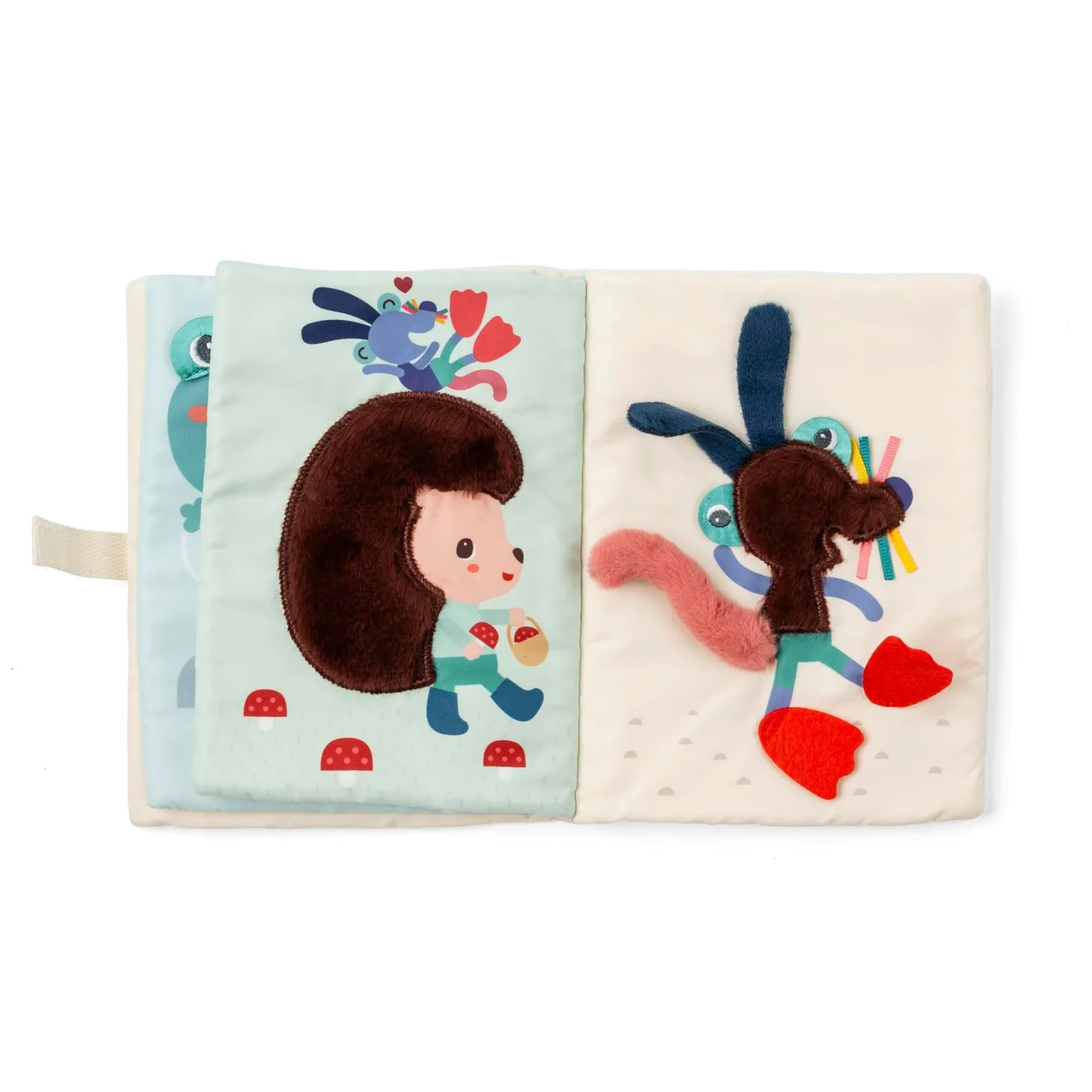 Lilliputiens Livre Textures Nina Multicolore