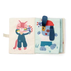 Lilliputiens Livre Textures Nina Multicolore