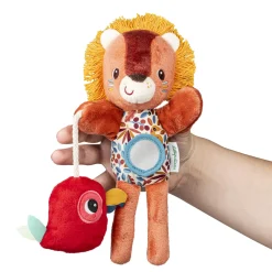 Lilliputiens Marionnette d'activités Jack Orange/ Rouge