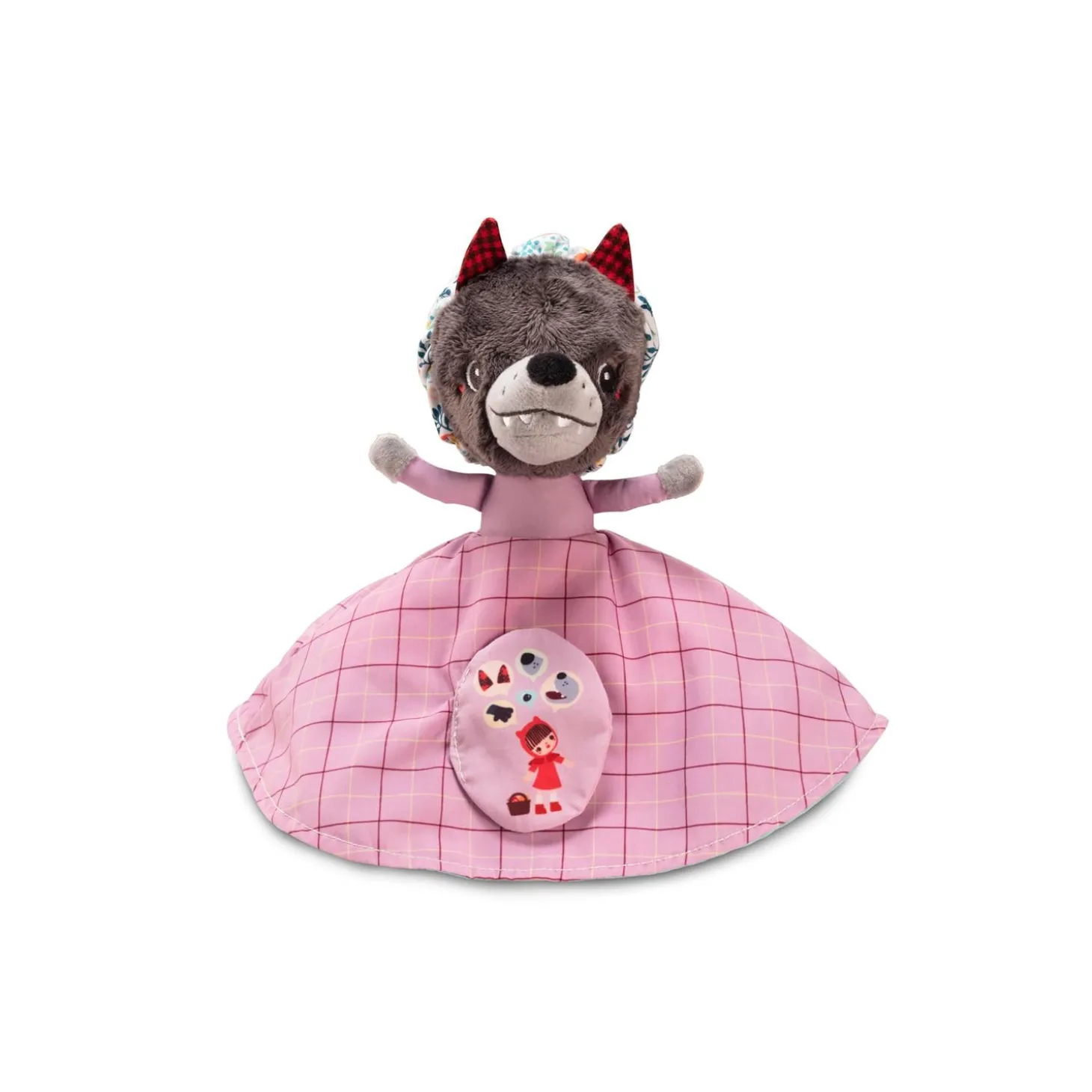 Lilliputiens Marionnette réversible Chaperon rouge