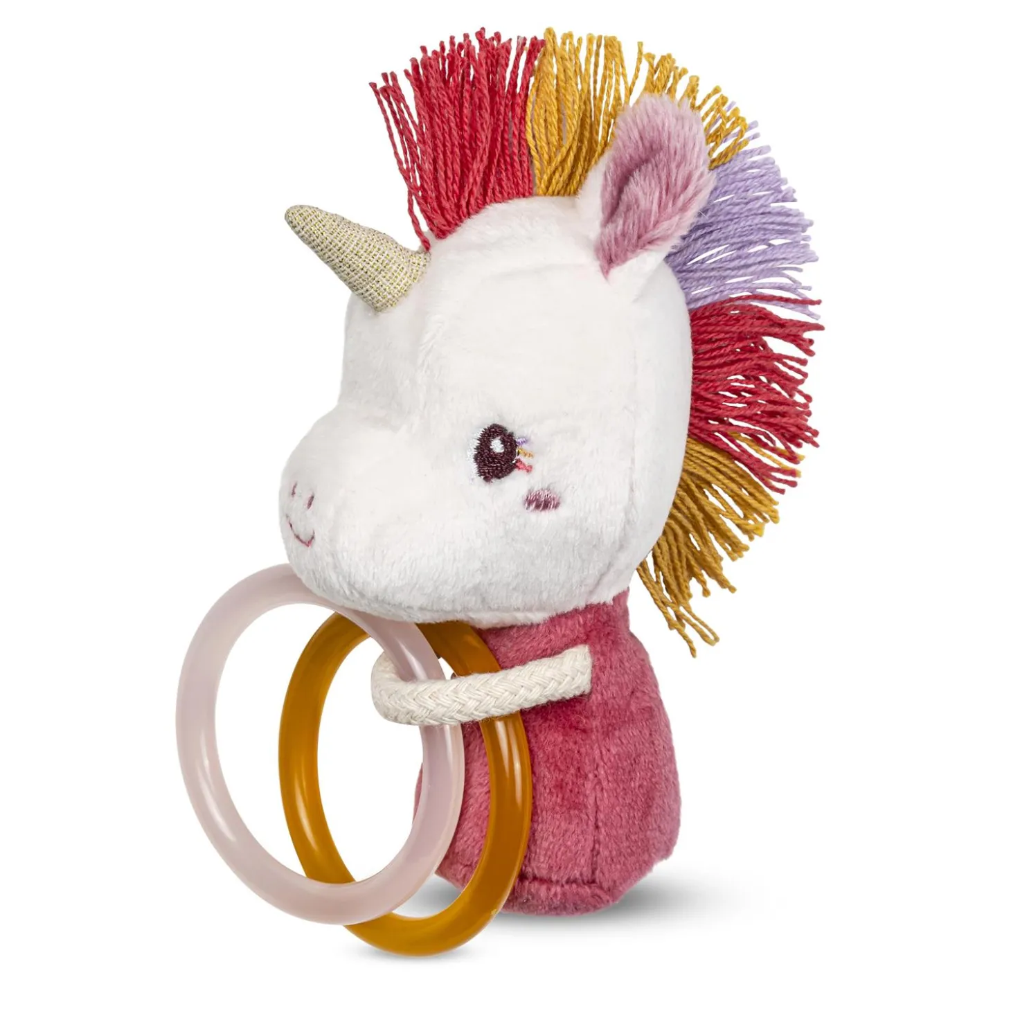Lilliputiens Mini Hochet Licorne Lena Rose