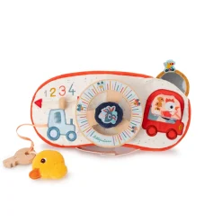 Lilliputiens                    Panneau d'activités Ferme en voiture    Multicolore