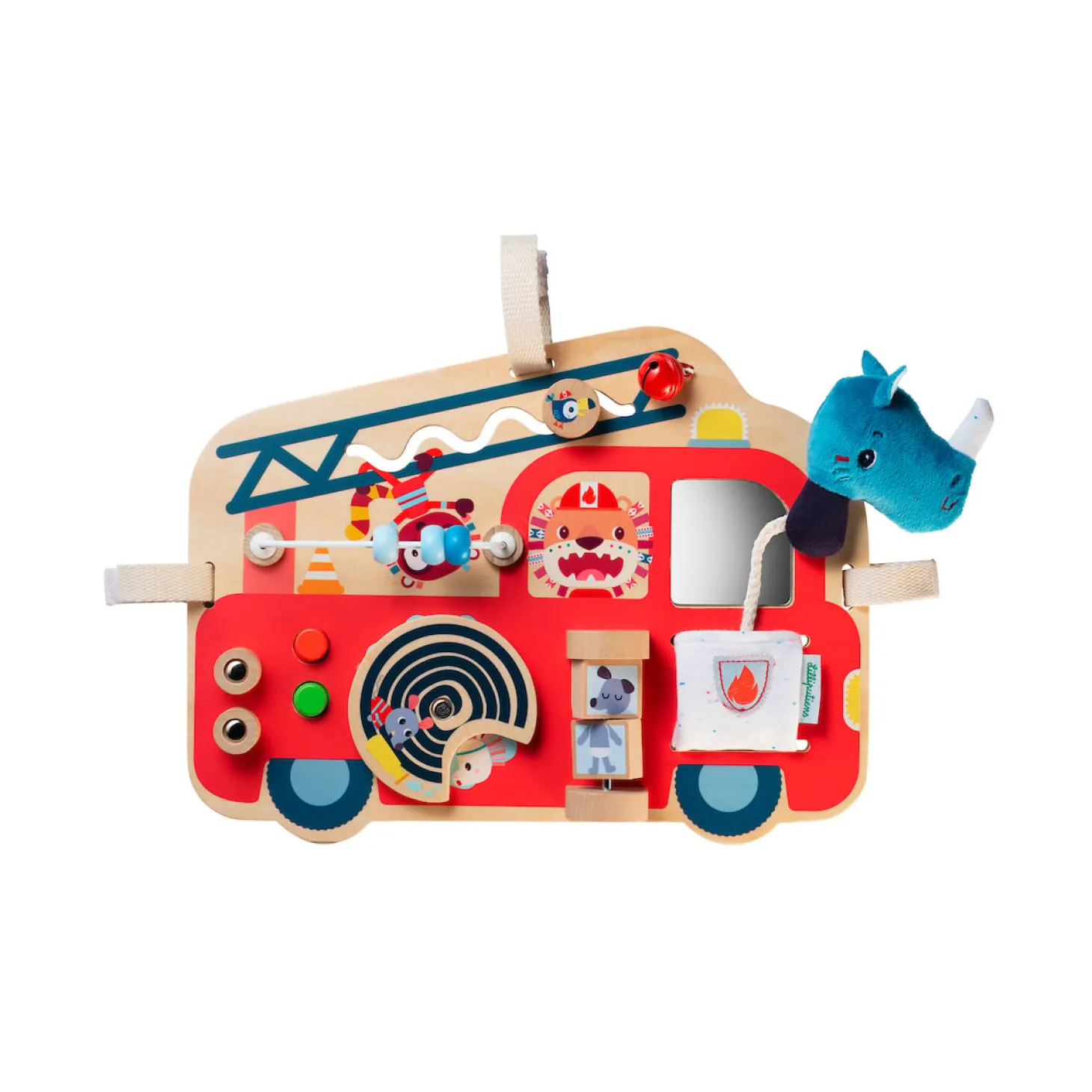 Lilliputiens Panneau d'activités Camion de pompier