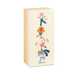 Lilliputiens                    Peluche Caline Jeanne    Rose/ Bleu
