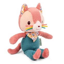 Lilliputiens                    Peluche Caline Jeanne    Rose/ Bleu