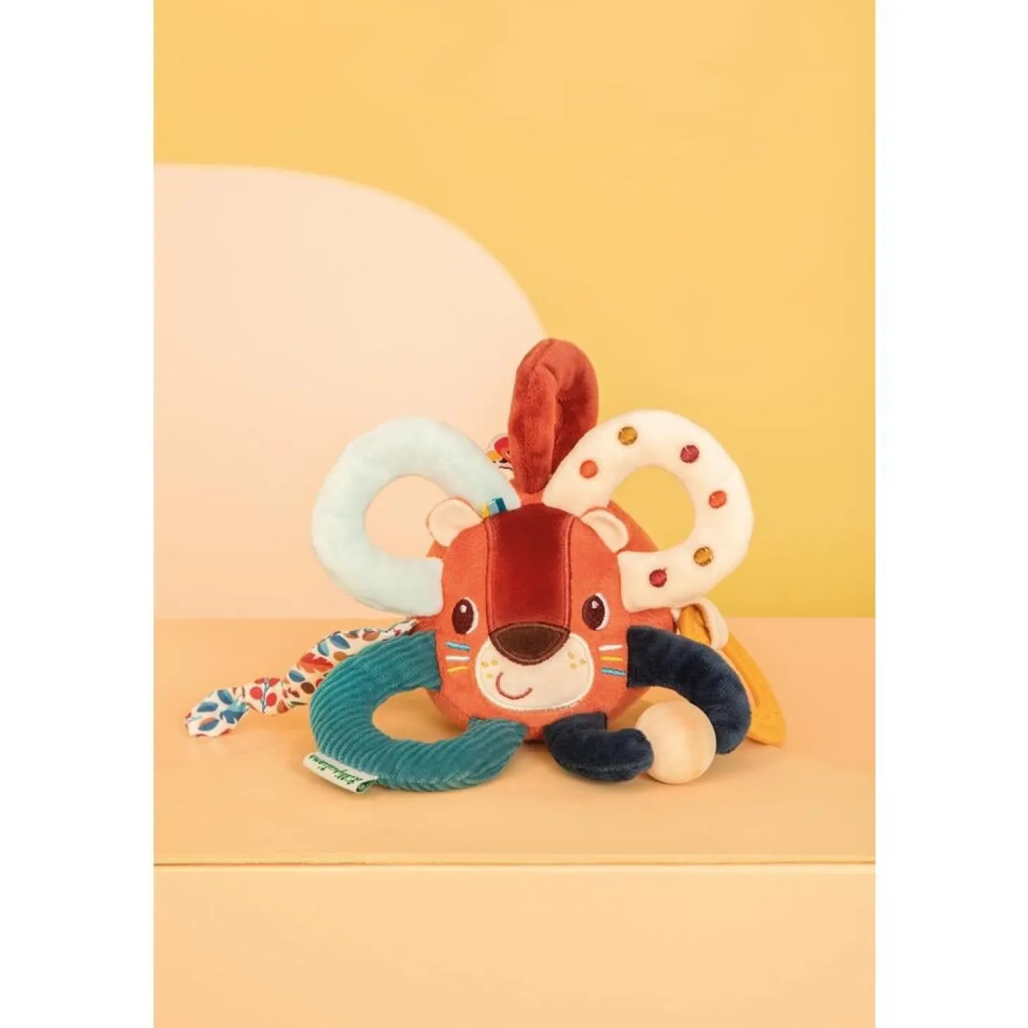 Lilliputiens Peluche d'activités Jack Anneaux Multi Activités Multicolore