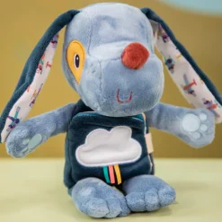 Lilliputiens Peluche à histoire Jules Bleu 06 mois