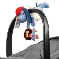 Lilliputiens Peluche Jules Acti-Nomade Bleu 03 mois