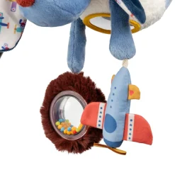 Lilliputiens Peluche Jules Acti-Nomade Bleu 03 mois