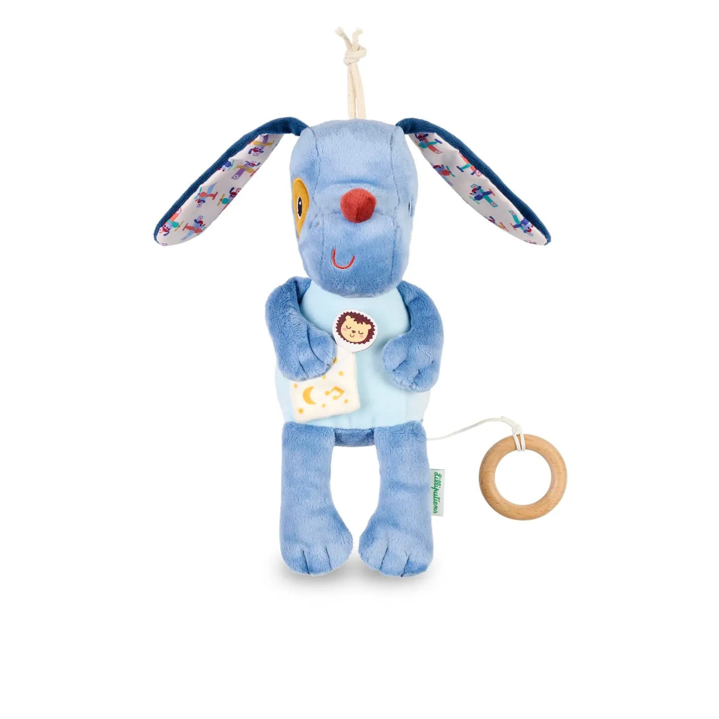 Lilliputiens Peluche Musicale Phosphorescente Jules Bleu