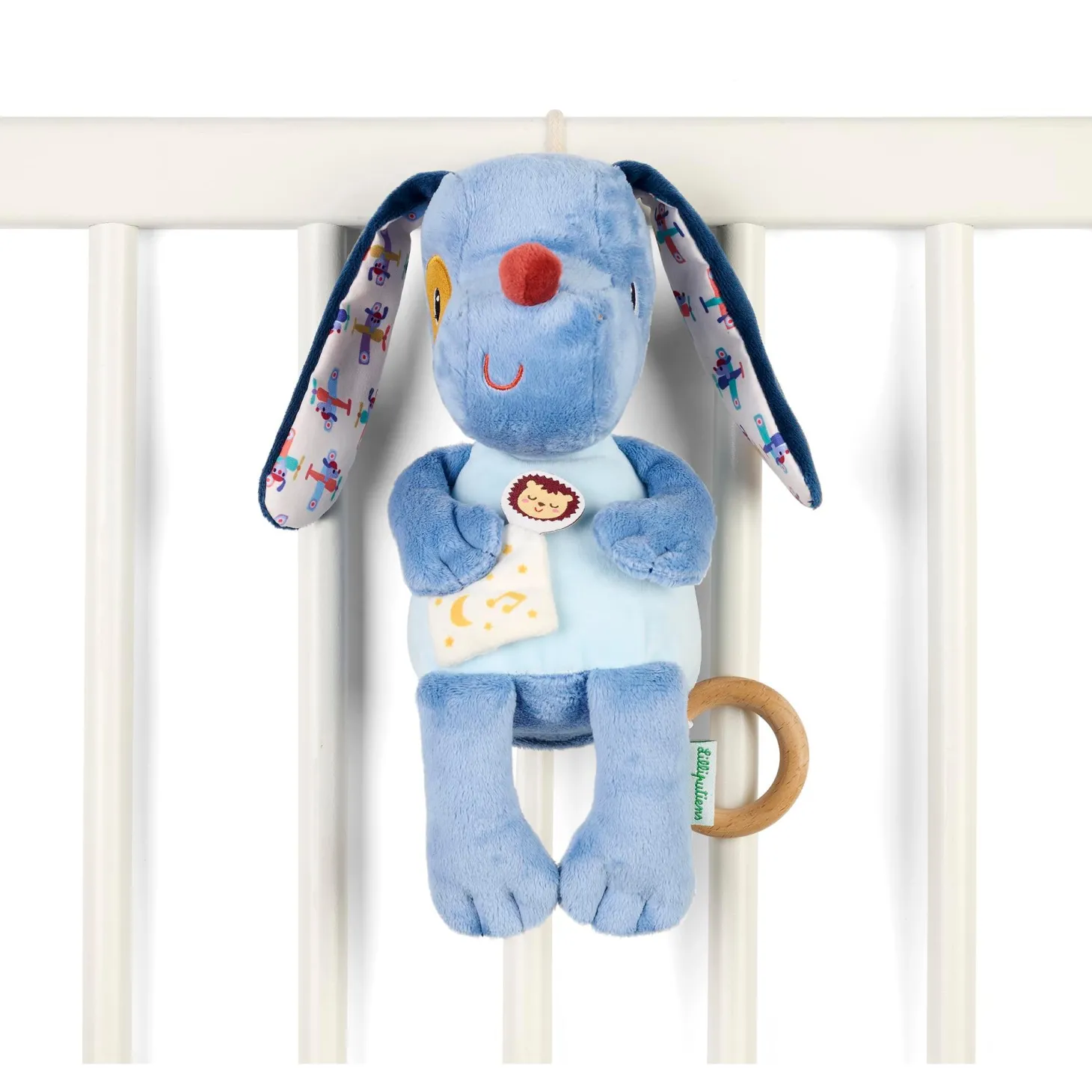 Lilliputiens Peluche Musicale Phosphorescente Jules Bleu