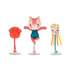 Lilliputiens                    3 Personnages de Bain Ventouses Jeanne    Multicolore