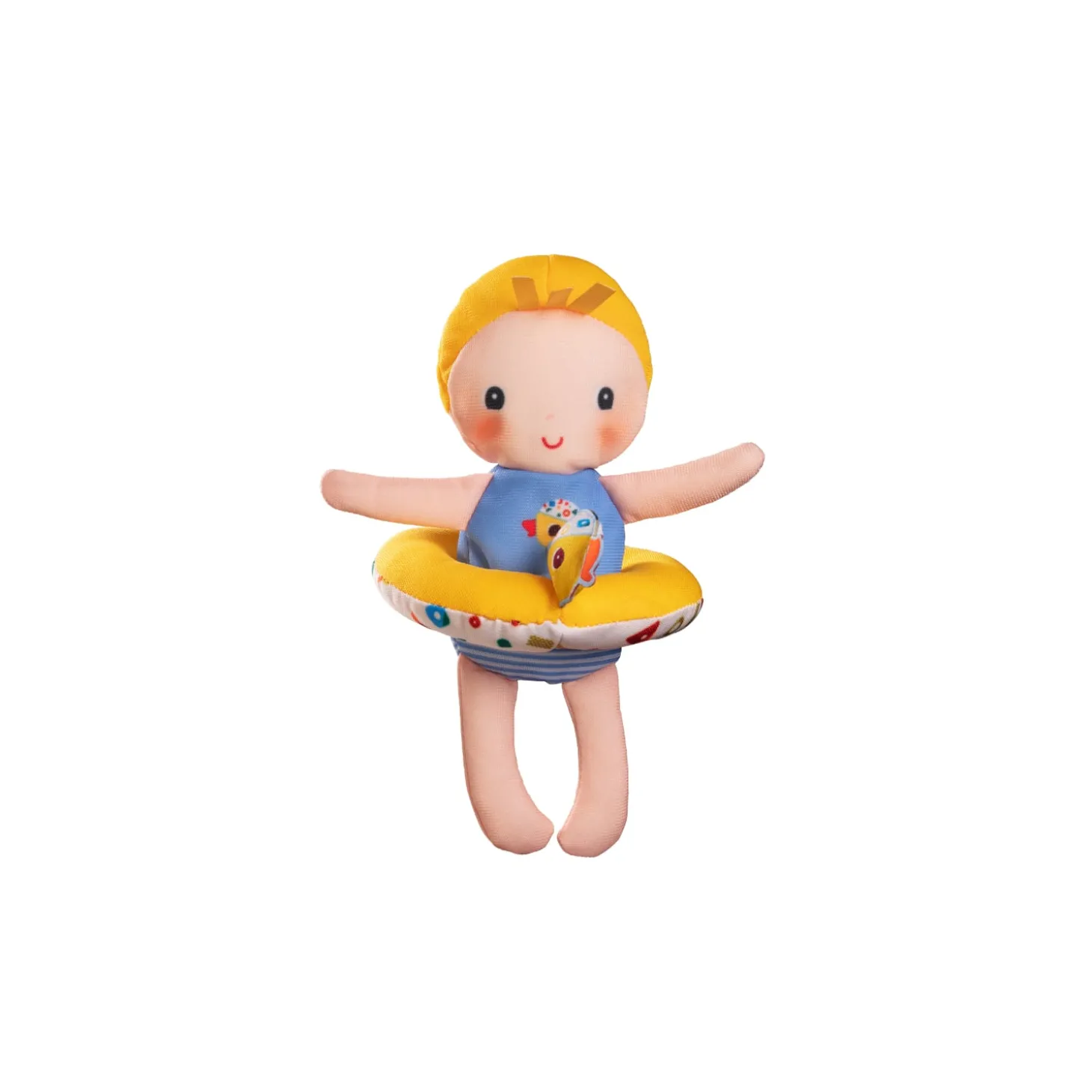 Lilliputiens Poupée de bain gaspard Bleu, Jaune