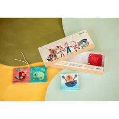 Lilliputiens                    Set de naissance 3 Livres Sensoriels Jungle    Multicolore            03 mois