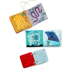 Lilliputiens                    Set de naissance 3 Livres Sensoriels Jungle    Multicolore            03 mois